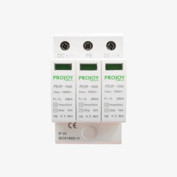 Projoy DC túlfeszültség levezető – PESP-1000 T2 DC